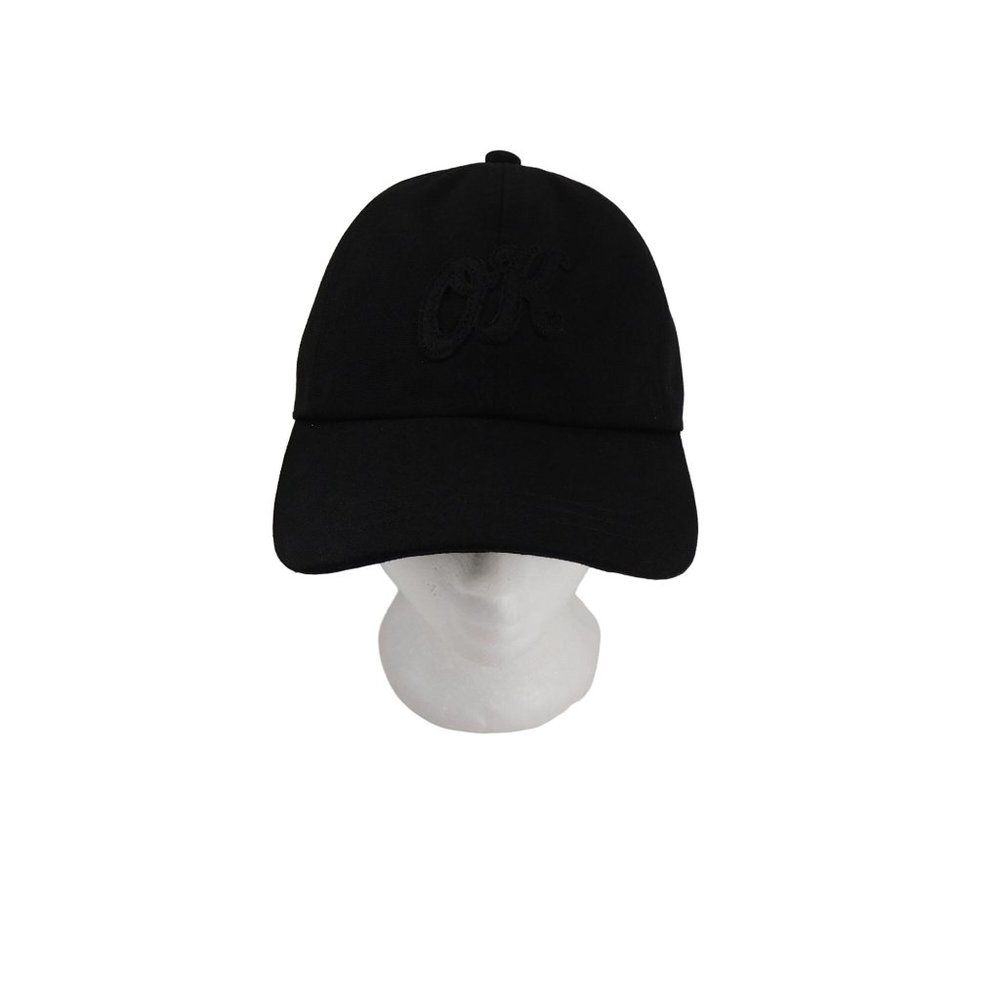 Wild Fable Women's Wild Fable OK Black Baseball Hat Adjustable Hook & Loop - Picture 2 of 10